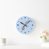 ノルウェー地図の時計 ラウンド壁時計 (ホーム)