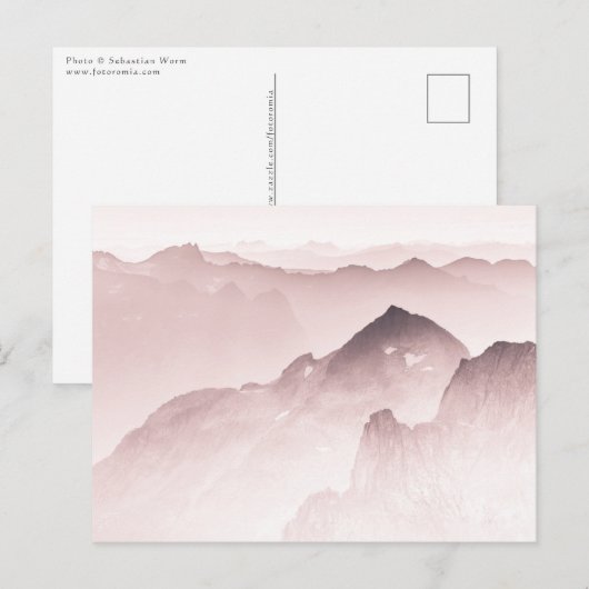 ノルウェー山脈 ポストカード (正面/裏面)