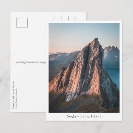 ノルウェー山 ポストカード