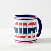 ノルウェー愛国的なコーヒーとシピン マグカップ (正面右)