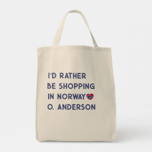 ノルウェー旅行ギフト オーダーメイド トートバッグ