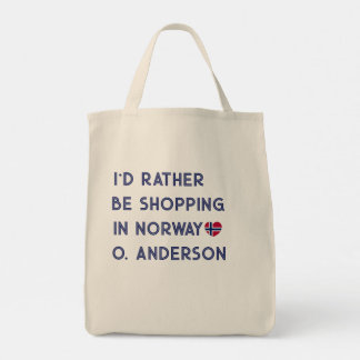 ノルウェー旅行ギフト オーダーメイド トートバッグ