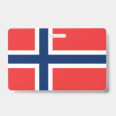 ノルウェー旗 バッジ (裏面)