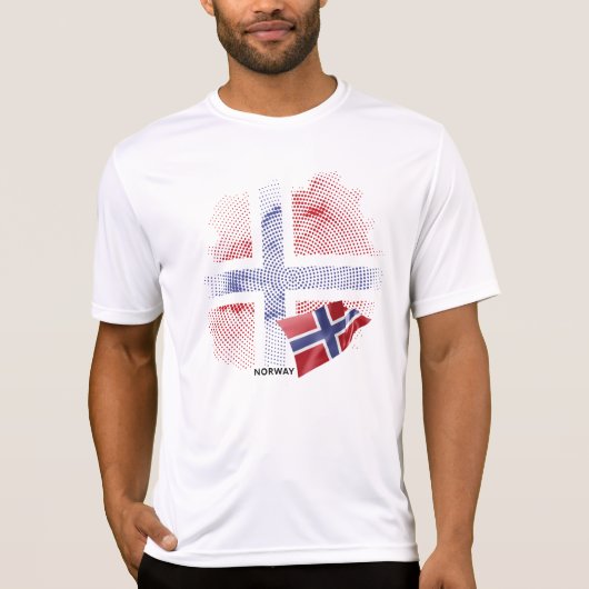 ノルウェー旗 Tシャツ (正面)