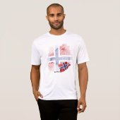 ノルウェー旗 Tシャツ (正面フル)