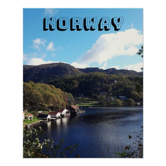 ノルウェー景観ポスター ポスター (正面)