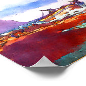 ノルウェー沿岸の難破船 ポスター (角)