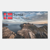 ノルウェー沿岸 長方形シール (正面)