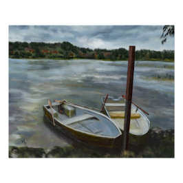 ノルウェー湖畔 ポスター