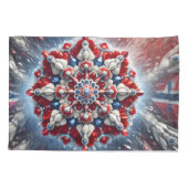 ノルウェー独身の色のピラロケース 枕カバー (裏面)