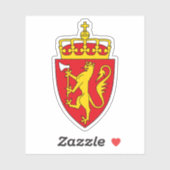 ノルウェー王国の紋章 シール (シート)