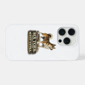 ノルウェー産ランデフントTシャツ - 六本指の進化 iPhoneケース (裏面横)