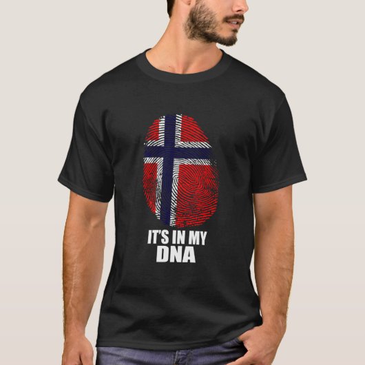 ノルウェー私のdnaだ tシャツ (正面)