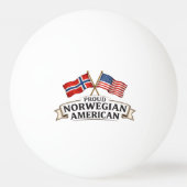 ノルウェー系アメリカ人の卓球ボール 卓球ボール (正面)