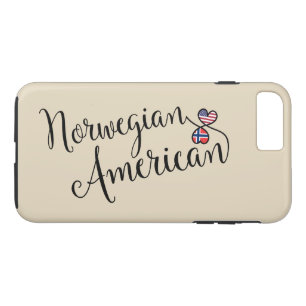 ノルウェー系アメリカ人の絡み合ったハートの携帯電話ケース iPhone 8 PLUS/7 PLUSケース