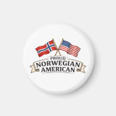ノルウェー系アメリカ人マグネット マグネット (正面)