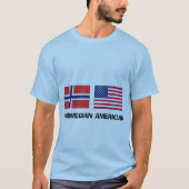 ノルウェー系アメリカ人 Tシャツ (正面)