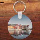 ノルウェー絵を描ハウス キーホルダー (正面)