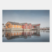 ノルウェー絵を描ハウス ラッピングペーパーシート (正面3)