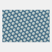 ノルウェー絵を描ブフンドオリジナルドッグアート ラッピングペーパーシート (正面3)