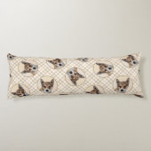 ノルウェー絵を描ランデフンドオリジナルドッグアート ボディピロー (裏面)