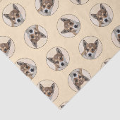 ノルウェー絵を描ランデフンドオリジナルドッグアート 薄葉紙 (詳細)