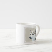 ノルウェー絵画ルンデフンド – オリジナルドッグアート エスプレッソカップ (正面右)