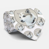 ノルウェー絵画ルンデフンド – オリジナルドッグアート ネクタイ (ロール)