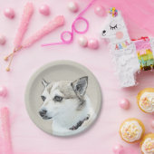 ノルウェー絵画ルンデフンド – オリジナルドッグアート ペーパープレート (パーティー)