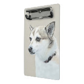 ノルウェー絵画ルンデフンド – オリジナルドッグアート ミニクリップボード (アングル2)