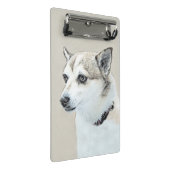ノルウェー絵画ルンデフンド – オリジナルドッグアート ミニクリップボード (アングル)