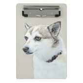 ノルウェー絵画ルンデフンド – オリジナルドッグアート ミニクリップボード (正面)