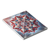 ノルウェー色のメモ帳のモダンデザイン ノートパッド (アングル)