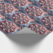 ノルウェー色の特殊なラッピング紙 ラッピングペーパー (角)