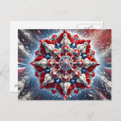 ノルウェー色はがきデザイン ポストカード (正面/裏面)