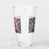 ノルウェー色付きガラスカップ タンブラーグラス (右)