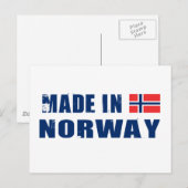 ノルウェー製 ポストカード (正面/裏面)