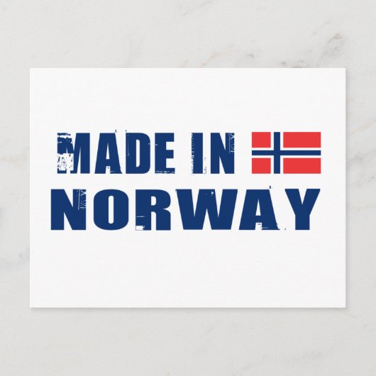 ノルウェー製 ポストカード (正面)