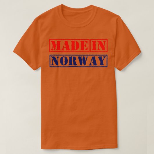 ノルウェー製 Tシャツ (デザイン正面)