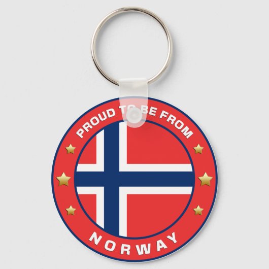 ノルウェー誇りを持った出身であること キーホルダー (正面)