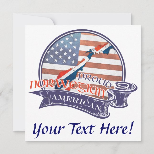 ノルウェー誇りを持った系アメリカ人 (正面)