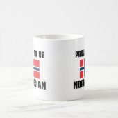 ノルウェー語があること誇りを持った コーヒーマグカップ (中央)