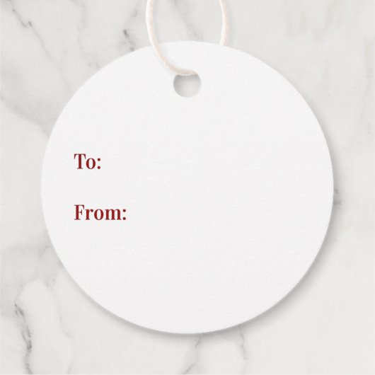 ノルウェー語とスウェーデン語のメリークリスマスカスタム、 フェイバータグ (裏面)