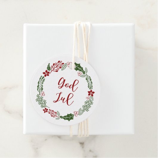 ノルウェー語とスウェーデン語のメリークリスマスカスタム、 フェイバータグ (インサイチュ)