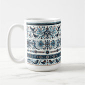 ノルウェー語またはデンマーク語のマザーセラミック15ozノルウェー語 コーヒーマグカップ (左)