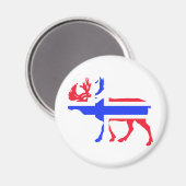 ノルウェー語エルク マグネット (正面/裏面)