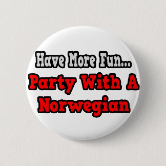 ノルウェー語パーティー 缶バッジ