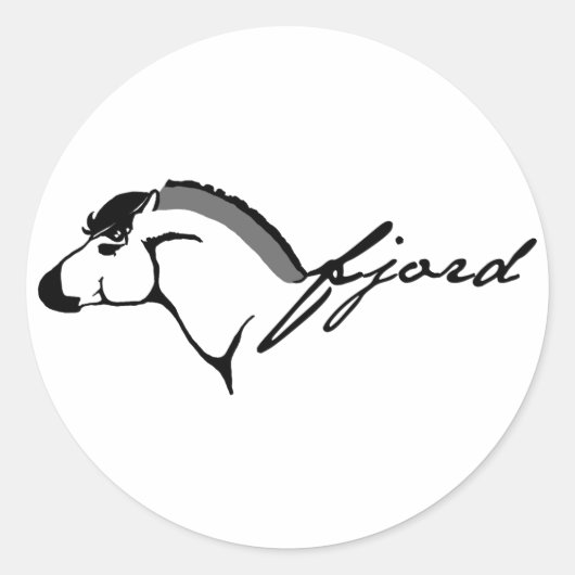 ノルウェー語フィヨルド ラウンドシール (正面)