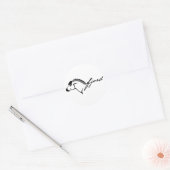 ノルウェー語フィヨルド ラウンドシール (封筒)