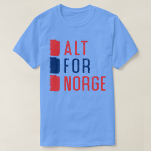 ノルウェー語モットーの代替 Tシャツ
